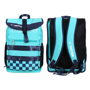 VICTOR 大型後背包-雙肩包 肩背包 裝備袋 球拍包 羽球 勝利 BR3047R 湖水綠丈青