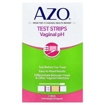 AZO, 女性私密部位 pH 檢測試紙，2 套