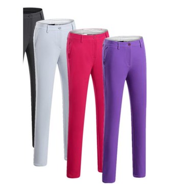 高爾夫服裝女褲子秋冬加絨加厚防風保曖高爾夫女裝球褲女士長褲