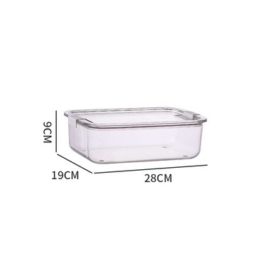 壓克力收納盒 桌面收納盒壓克力日式學生衛生間面膜化妝品神器廚房整理箱置物架『XY30407』