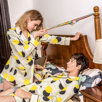 ITS NOTHING經典香蕉情侶內褲情侶款男女卡通印花中低腰平角褲