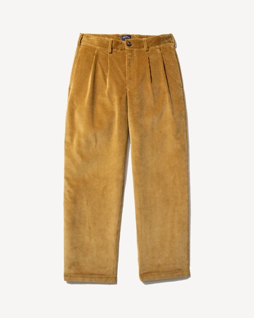 Noah Double-Pleat Corduroy Trouser Fawn / 26
