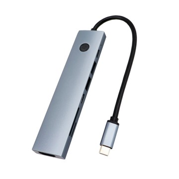DTAudio 七合一轉接頭｜集線器 4K HDMI 外接螢幕 讀卡機 MacBook Switch 集線器 Hub