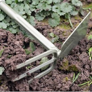 [協貿國際]專業園藝手工具 兩用鋤 鏟鋤耙 防滑設計 單個價