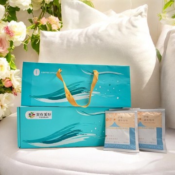 【食在美好】舒壓濾掛咖啡禮盒18包入添加GABA專利營養