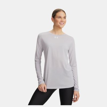 【UNDER ARMOUR】UA 女 Team Tech 長T-Shirt_1376852-001