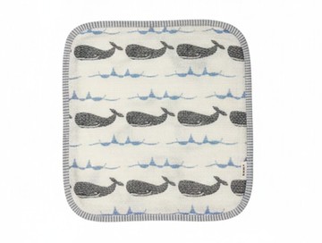【日本fuwara六重紗手帕】鯨魚手帕