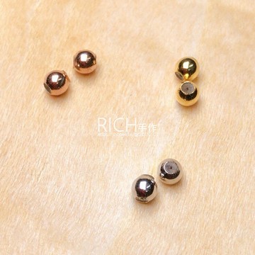 【Rich手作】925銀 矽膠定位隔珠 硅膠定位珠 定位珠 萬用鍊 針鍊 手作材料 水晶配件 DIY 現貨在台 水晶材料