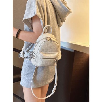 高級感雙肩包包女2025新款潮軟皮學生雙肩背包多功能單肩包旅行包