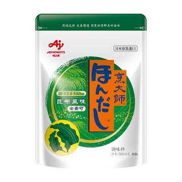 HONDASHI 烹大師 味之素 昆布風味調味料，日本原裝進口 北海道產真昆布使用  500g  1包