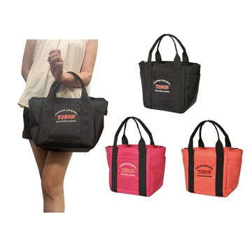 ~雪黛屋~YESON 提袋簡約托特小容量餐袋內固定水瓶高單數由底部車縫台灣製Y4752