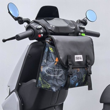 🔥臺灣熱賣⚡️帆彩車前置掛包通用踏板車坐墊掛包大容量頭盔充電器收納神器🎉