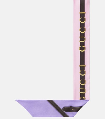 Gucci Printed silk twill scarf