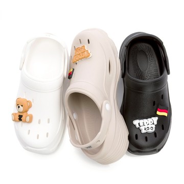 TEDDY ZOO COOL涼系 2WAY晴雨兩穿洞洞鞋-白/黑/杏-版型偏大(TZ1001)