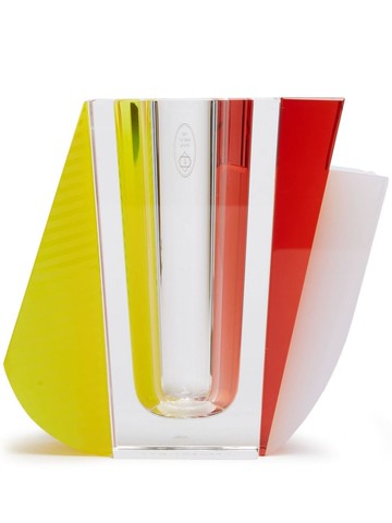 Reflections Copenhagen - Raleigh crystal vase (12.7cm) - unisex - Crystal - One Size - Green