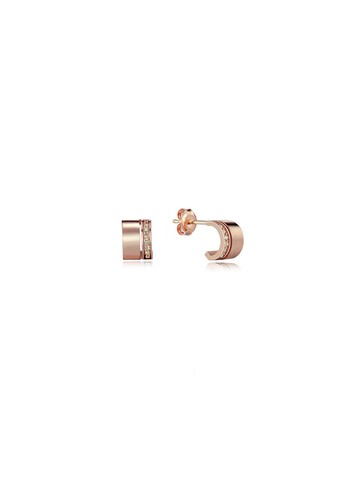 DualDD Diamond Rose Gold Earrings (JDRER3S574S)