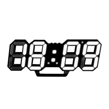 立體電子時鐘 LED數字時鐘 時尚 工業風可壁掛科技電子鐘 數字鐘 電子鬧鐘 掛鐘