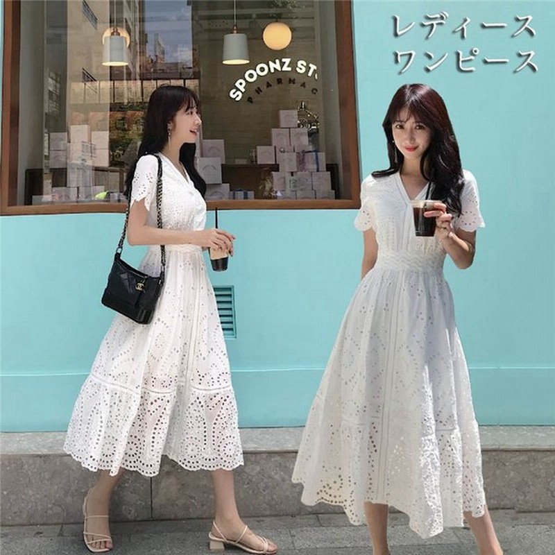 魅せる涼しげなワンピ リゾートワンピース サマーワンピース 女性用 きれいめ 夏服 ミモレ丈 無地ワンピース レディース サマードレス 通販 Lineポイント最大0 5 Get Lineショッピング