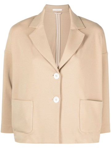 Circolo 1901 - three-quarter sleeves blazer - women - Fabric - 44 - Neutrals
