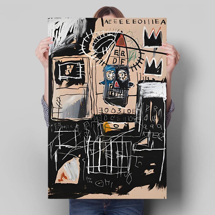 バスキア Basquiat ポスター 70x50cm 海外 北欧 アート