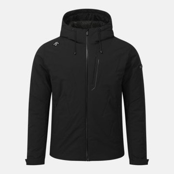 DESCENTE 外套 男 羽絨外套 保暖 SNOW STORM PADDED HOODED JACKET 黑 SQ321SPD97-BLK0