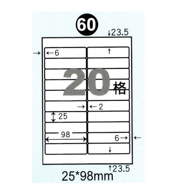 阿波羅 WL-9220A / WL-9620A 三用電腦標籤 (A4) (20格)【APP滿額下單10%點數(單一帳號最高5000點)】1/31止