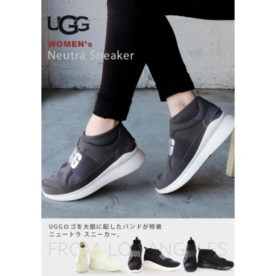 UGG ニュートラ スニーカー レディース スリッポン アグ ロゴ