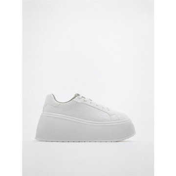 厚底女鞋2025春季新款松糕底小白鞋增高休閑運動鞋百搭板鞋女