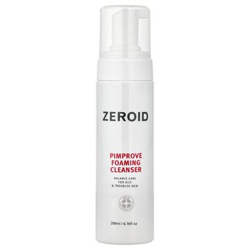 Zeroid, Pimprove 泡沫潔面乳，適合油性和問題皮膚，6.76 液量盎司（200 毫升）