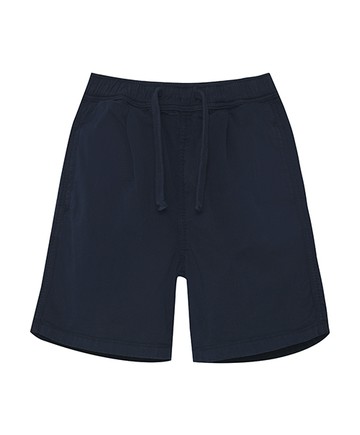 素面深藍短褲104cm