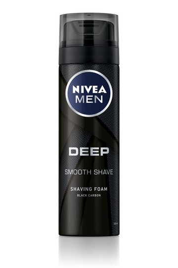 妮維雅 男士深極炭極淨保濕刮鬍泡 200ml【居家生活便利購】