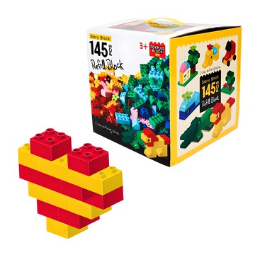 STORY BLOCK 故事補充積木 145片  1組  混色