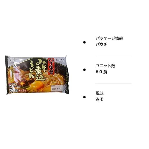 寿がきや　みそ煮込みうどん　生うどん　６食セット（３袋）