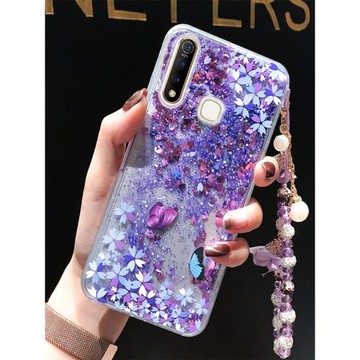 適用于vivo z5i手機殼vivoz5x液態披頭散殼z5i奢華y15硅膠z5防摔Y19軟殼U3液體Y5S流沙Y17女Y12潮牌y3保護套