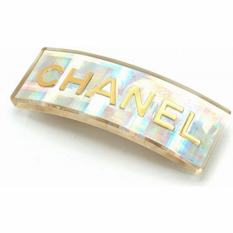 Chanel シャネル ロゴ バレッタ ヘアクリップ 髪留め ホログラム クリア ゴールド K 通販 Lineポイント最大0 5 Get Lineショッピング