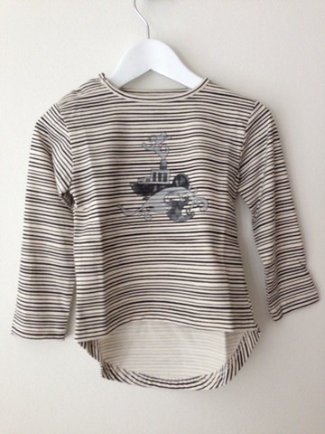 灰色大船條文上衣