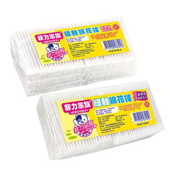 【蝦皮直營特選】菲力家族 粗軸/細軸棉花棒 600入