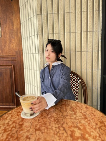 女士法蘭絨格子襯衫- Louise