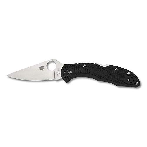 スパイダルコ(Spyderco) デリカ4 VG-10 フルフラットブレード ブラック 直刃 C11FPBK