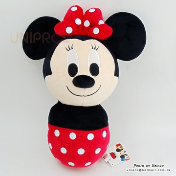 【UNIPRO】米妮 Minnie 瓶狀 絨毛娃娃 玩偶 禮物 迪士尼正版授權 保齡球瓶造型