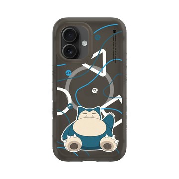 iPhone 16 AirX 本質黑 - 寶可夢 Pokemon - 幾何系列-卡比獸