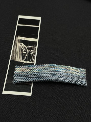 織間 手織蠶絲髮夾