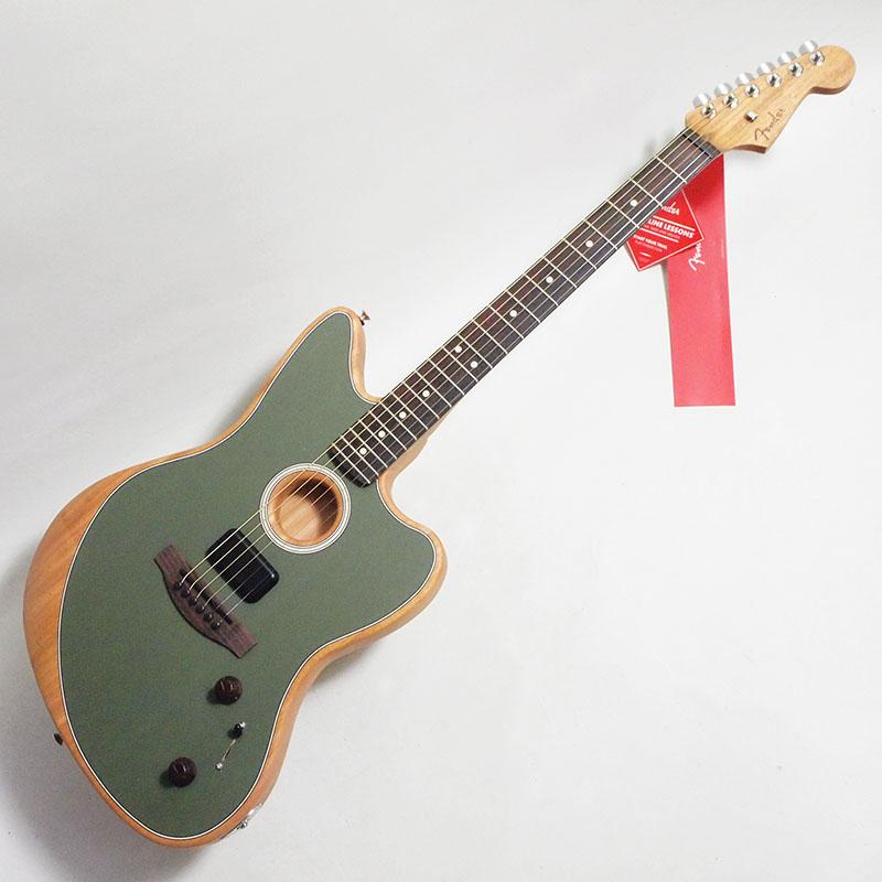 Fender Acoustasonic Player Jazzmaster, Rosewood Fingerboard, Antique Olive〈フェンダー 2.59kg〉