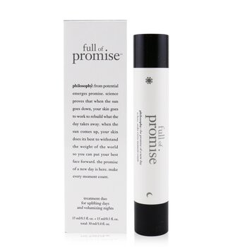 Philosophy 肌膚哲理 自信滿滿系列 早晚緊緻豐盈護理乳Full Of Promise Treatment Duo For Uplifting Days & Voluminizing Nights 30ml/1oz-精華液