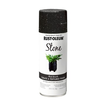 RUST-OLEUM 樂立恩石頭噴漆 黑花崗 340g