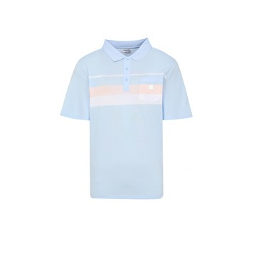 FILA GOLF 男短袖POLO衫-水藍 1POA-2005-SB