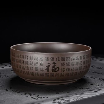 原礦紫砂茶洗萬福大容量洗杯碗收納盆干果盆家用復古功夫茶具茶道