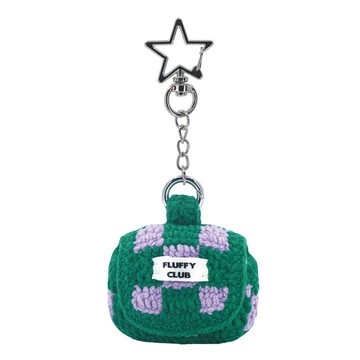 「將死！」棋盤格 AirPods 3 & Pro 保護殼 (綠紫_星光彈簧)