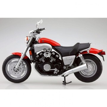 【東海模型】AOSHIMA 青島 11187 1/12 山葉V-MAX 火紅 塗裝完成品