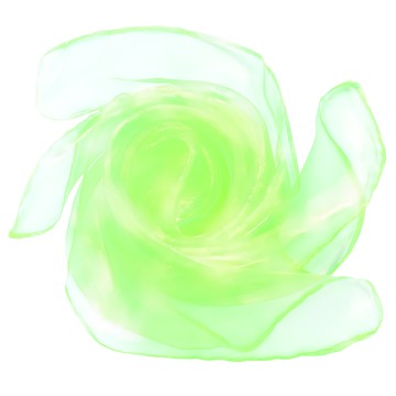 螢光綠色 兒童舞蹈紗巾 律動感 視覺刺激 親子互動  1個